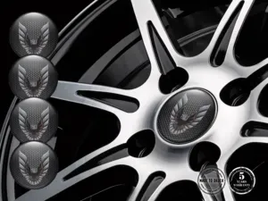 Pontiac Adesivo Silicone Stile Emblemi Cerchio Cupola